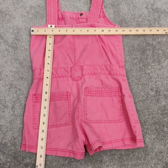 Gymboree Girl's Juniors Jumpsuit Size 9 Pink Linen Cotton Y2K Summer Barbiecore - Picture 5 of 7